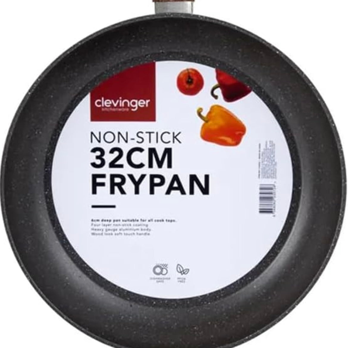 Clevinger Non-stick marble coated Non-Stick Frypan 32cm