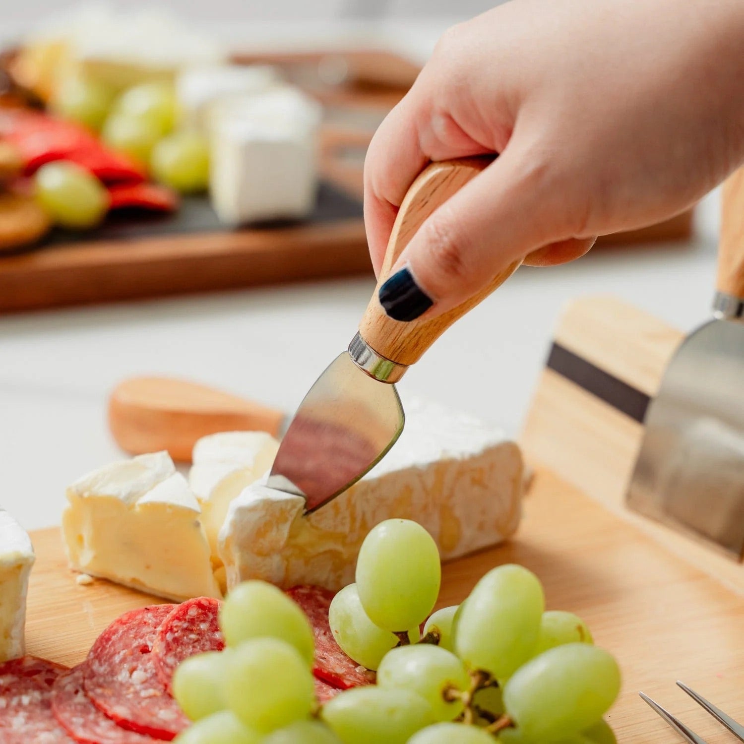 Bamboo Cheese Board and Knife Set