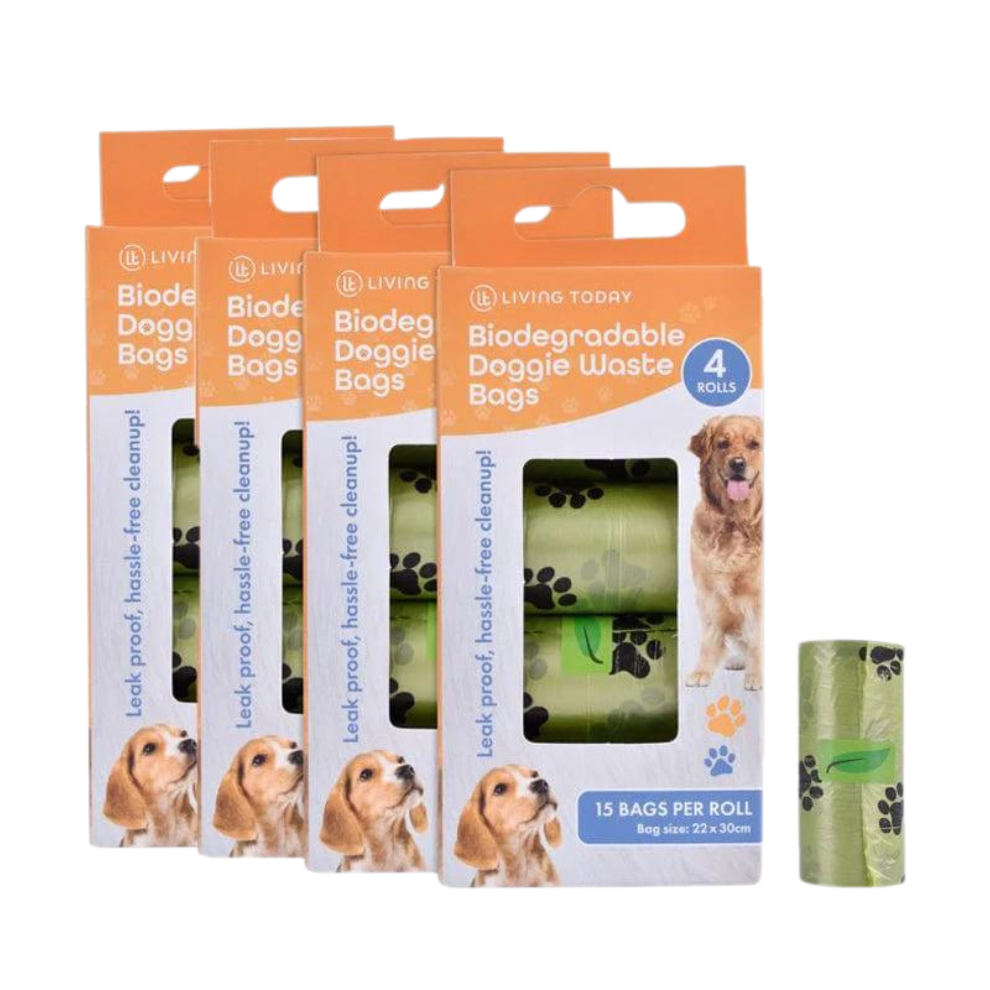 16 rolls Biodegradable Dog Poop Waste Bags 240 pcs