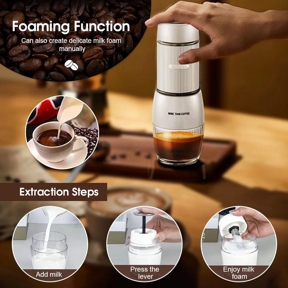 Portable Rechargeable Hand Press Espresso Coffee Machine