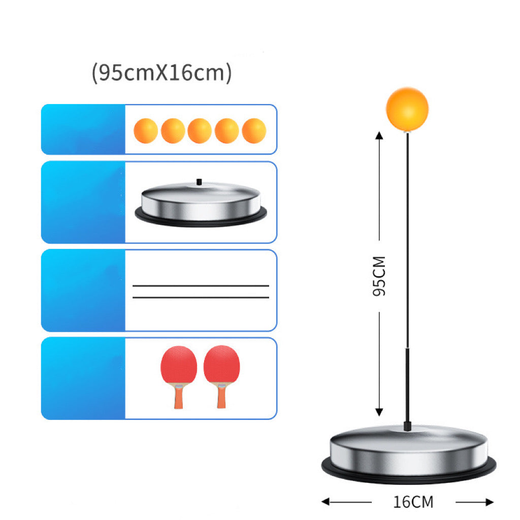 Table Tennis Training Equipment For Children Adult - 2 Table Tennis Paddle & 5 Ping-Pong Balls