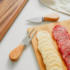 Bamboo Cheese Board and Knife Set