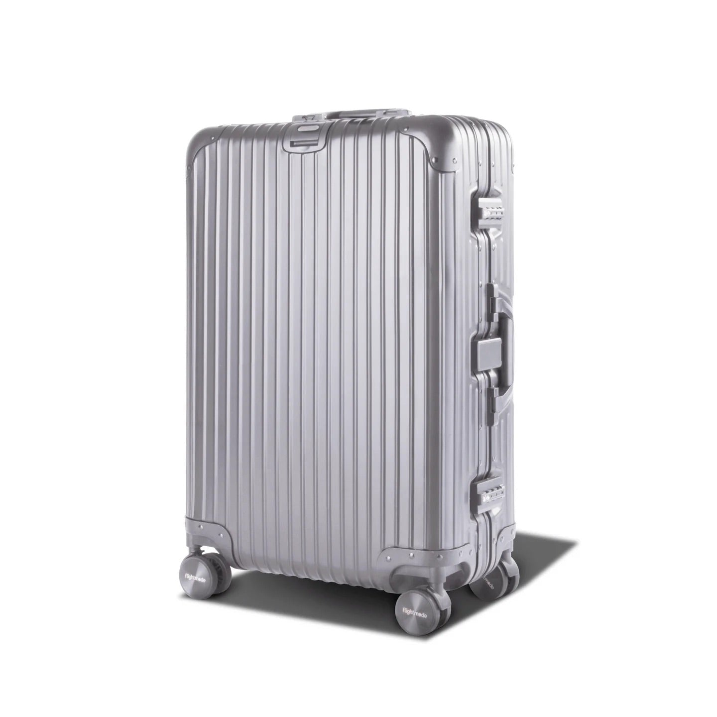 Flightmode Travel Suitcase - Silver/Black Two Size Option