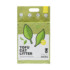 Michu Natural Clumping Tofu Cat Litter 6L