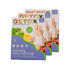 3 x 14 PK Natural body detox Foot Spa patches Pads Home pedicure pads (42pk)