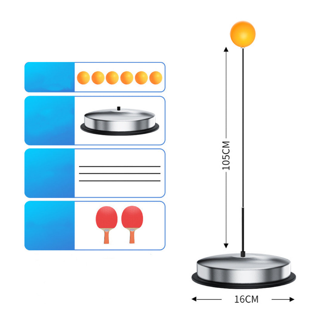 Table Tennis Training Equipment For Children Adult - 2 Table Tennis Paddle & 5 Ping-Pong Balls