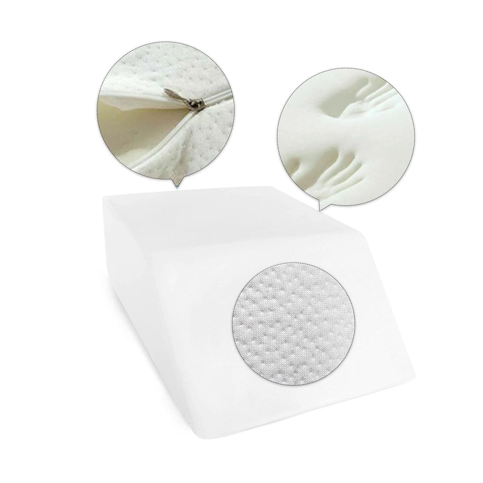 Wedge Elevation Pillow Cool Gel Memory Foam Leg Support Cushion