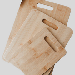 Bamboo Cutting Board Set for Kitchen 3 pcs Set