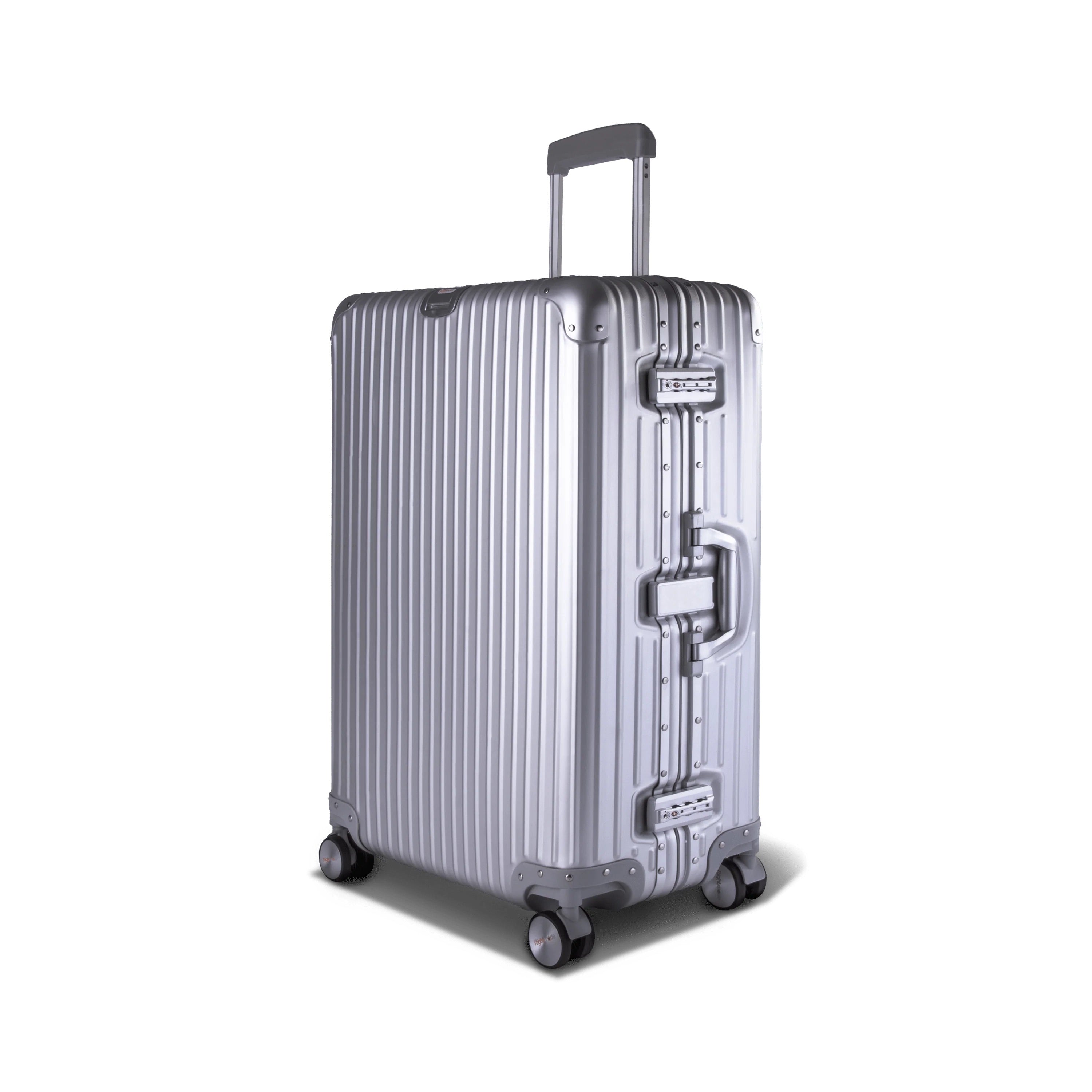 Flightmode Travel Suitcase - Silver/Black Two Size Option