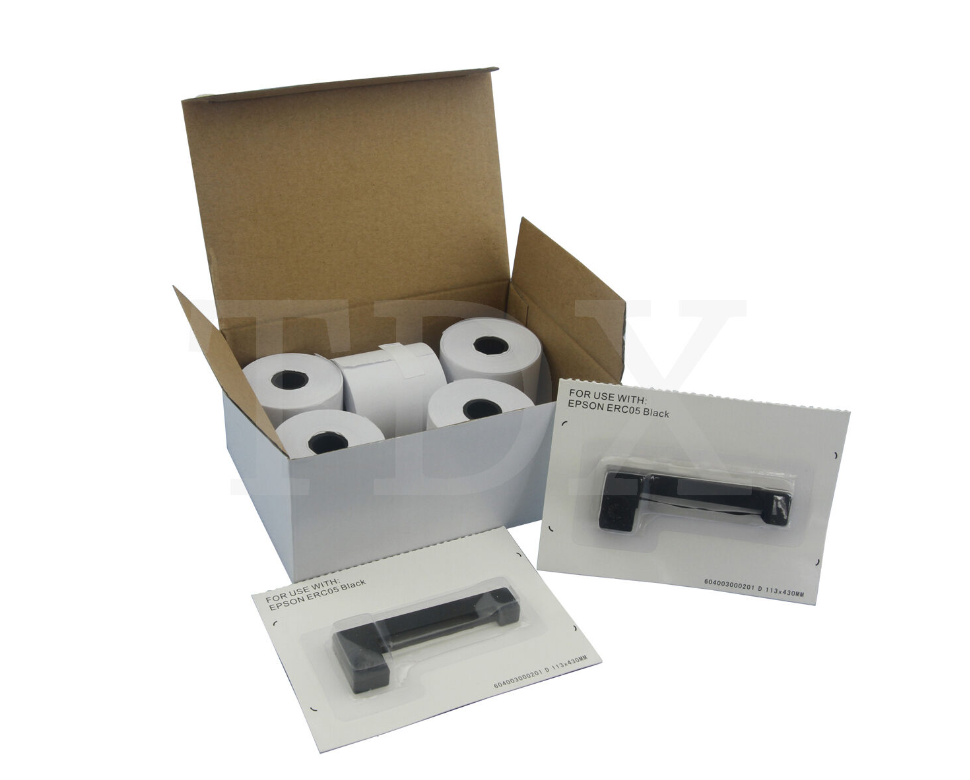 ERC 05 Ribbon and Paper Roll Packages For Road Worth Brake Tester