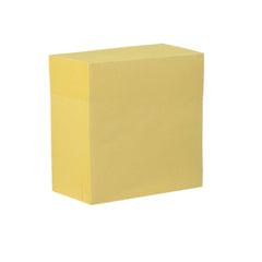 Packmore 5 x Yellow Sticky Notes, page maker bookmaker, Yellow 500 Sheets/Pk 76x76mm