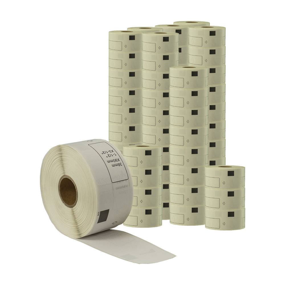 100x Compatible Brother DK-11208 Large Address Refill labels 38mm x 90mm 400 Labels/Roll