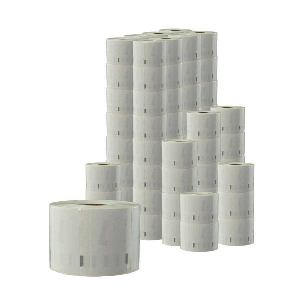 100x Compatible Dymo 11354 57mm x 32mm 1000 Labels/Roll Multipurpose White Labels