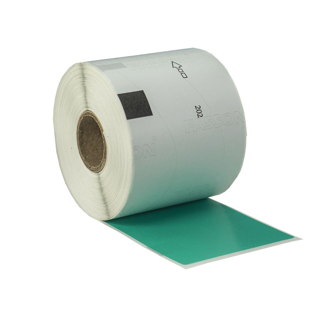 Compatible Brother DK-11202 Green Refill Labels 62mm X 100mm 300 Labels Per Roll