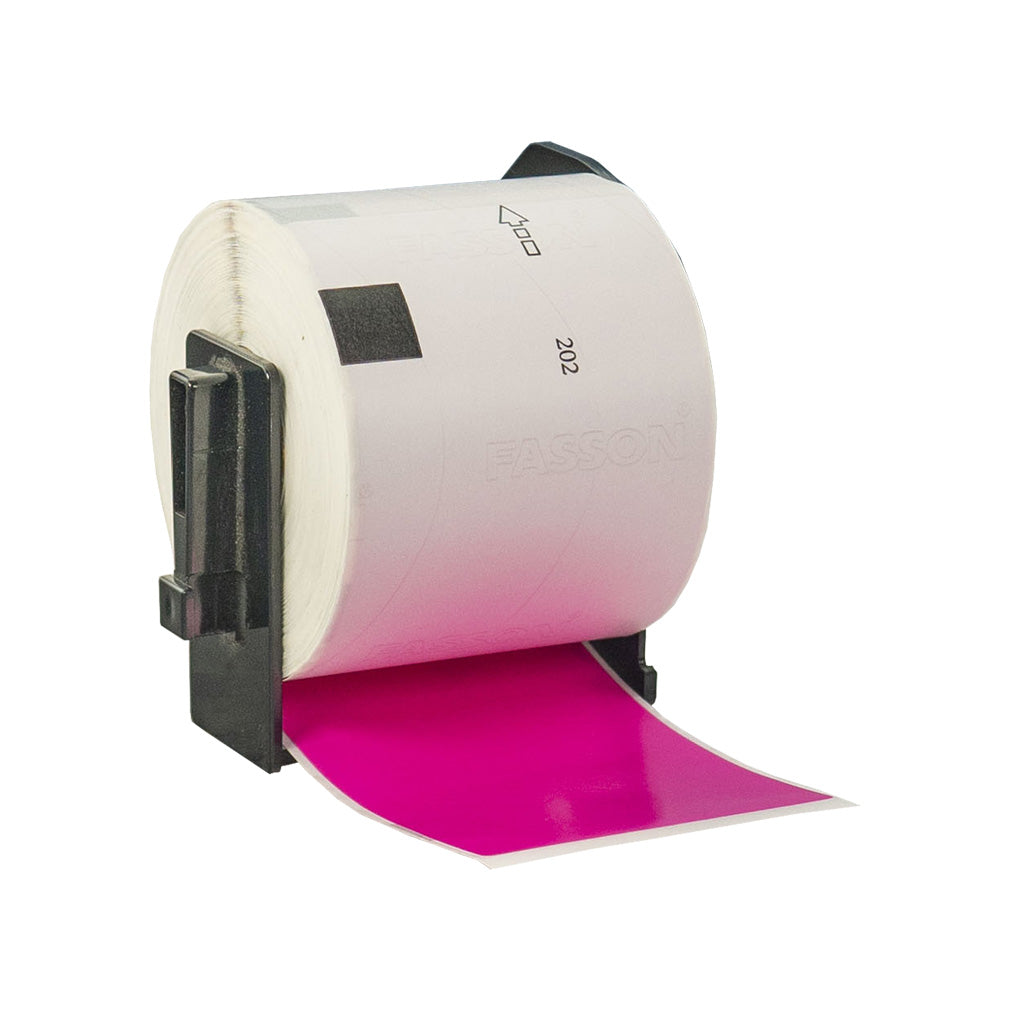 Compatible Brother DK-11202 Pink Labels 62mm X 100mm 300 Labels Per Roll