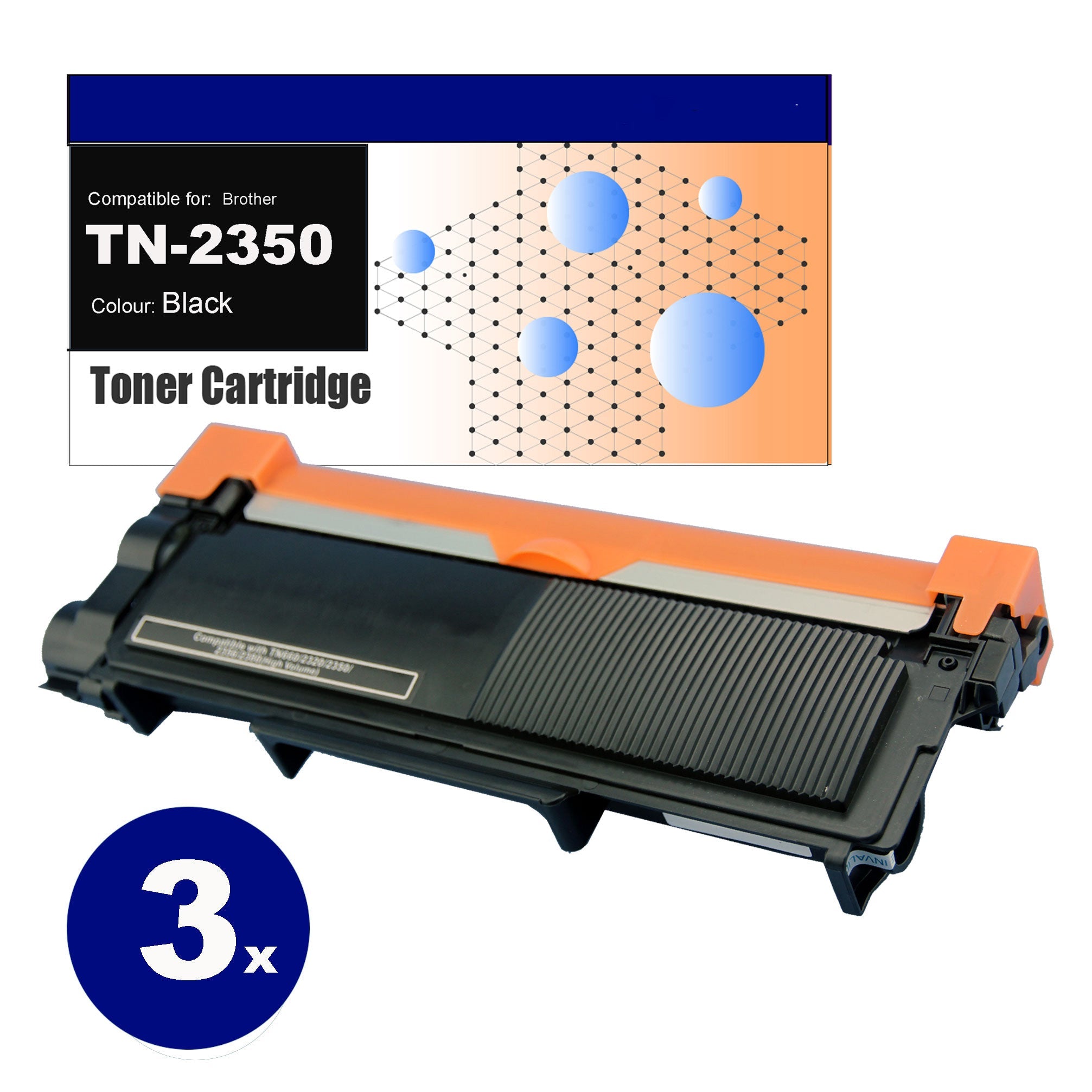 Compatible for Brother TN-2350 Black Toner Cartridges