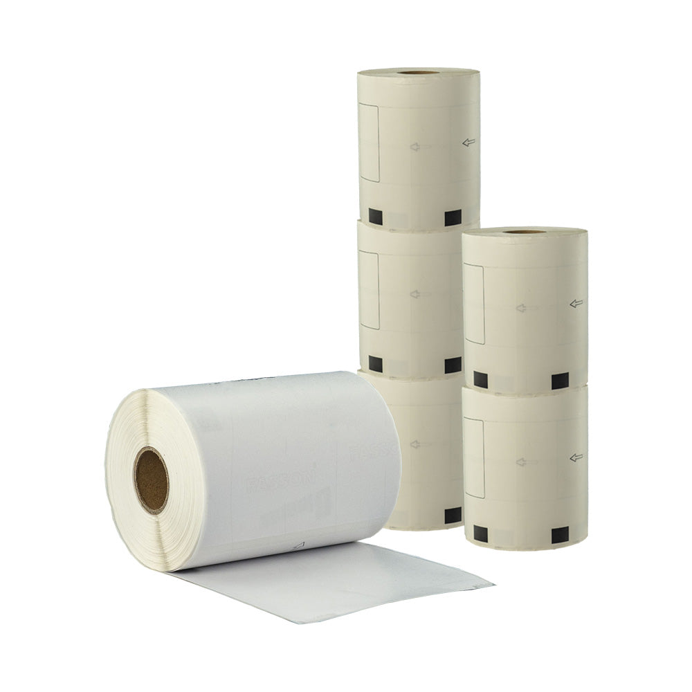 6x Compatible Brother DK-11247 Refill Shipping Labels 103 x 164mm 180 Labels Per Roll