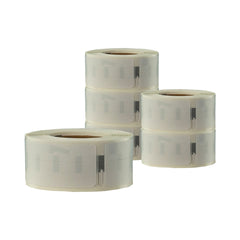 6x Compatible Dymo 99017 12mm x 50mm 220L Suspension File White Labels