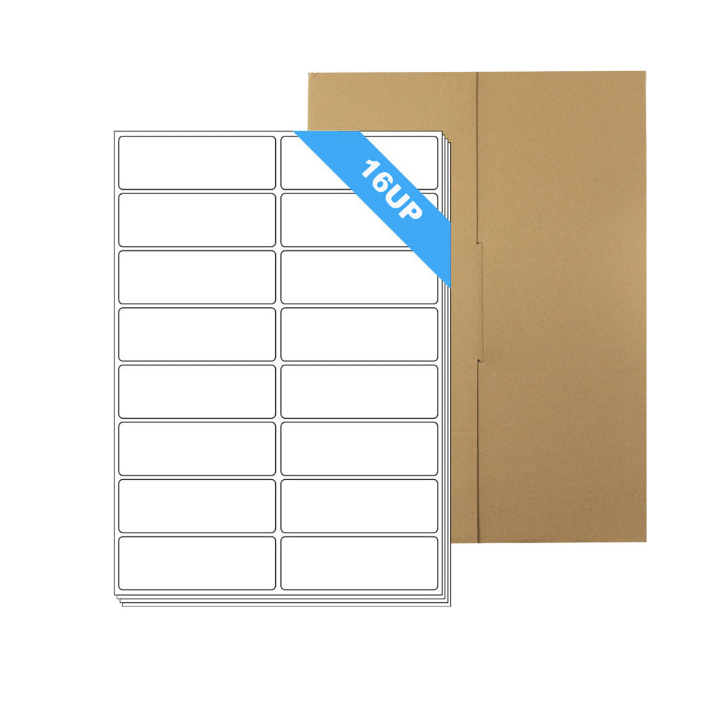 A4 Format Rectangle Labels 99.1 x 34mm 16 Labels Per Sheet-100 Sheets