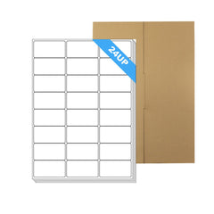 [2400 Labels/24 Per Page] A4 Labels for Laser & Inkjet Printers Mailing Stickers Amazon FBA- White 63.5 x 33.9mm 24 Labels Per Sheet-100 Sheets