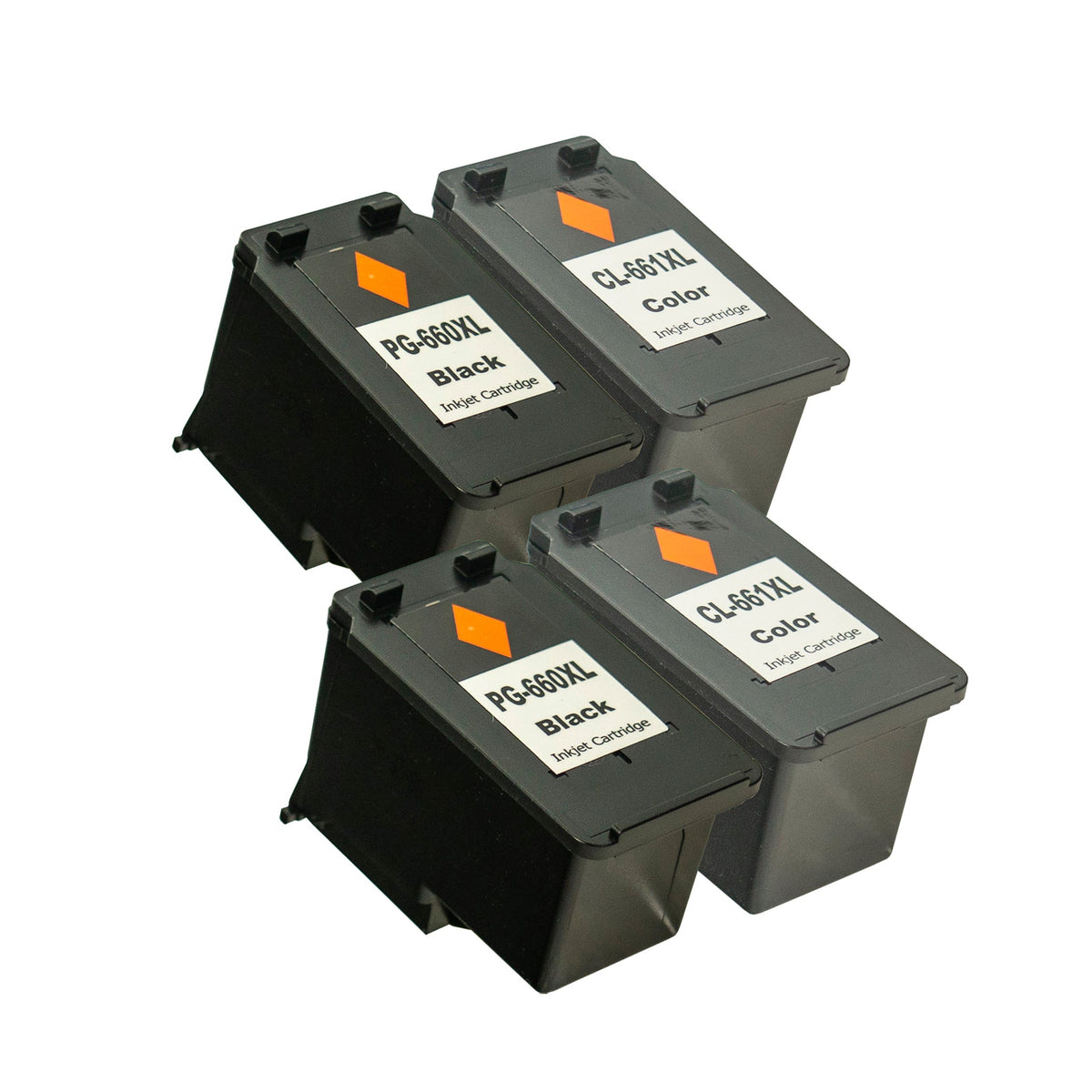 2X Compatible Canon (PG-660XLBK ++CL-661XL TriColour) Ink Cartridges