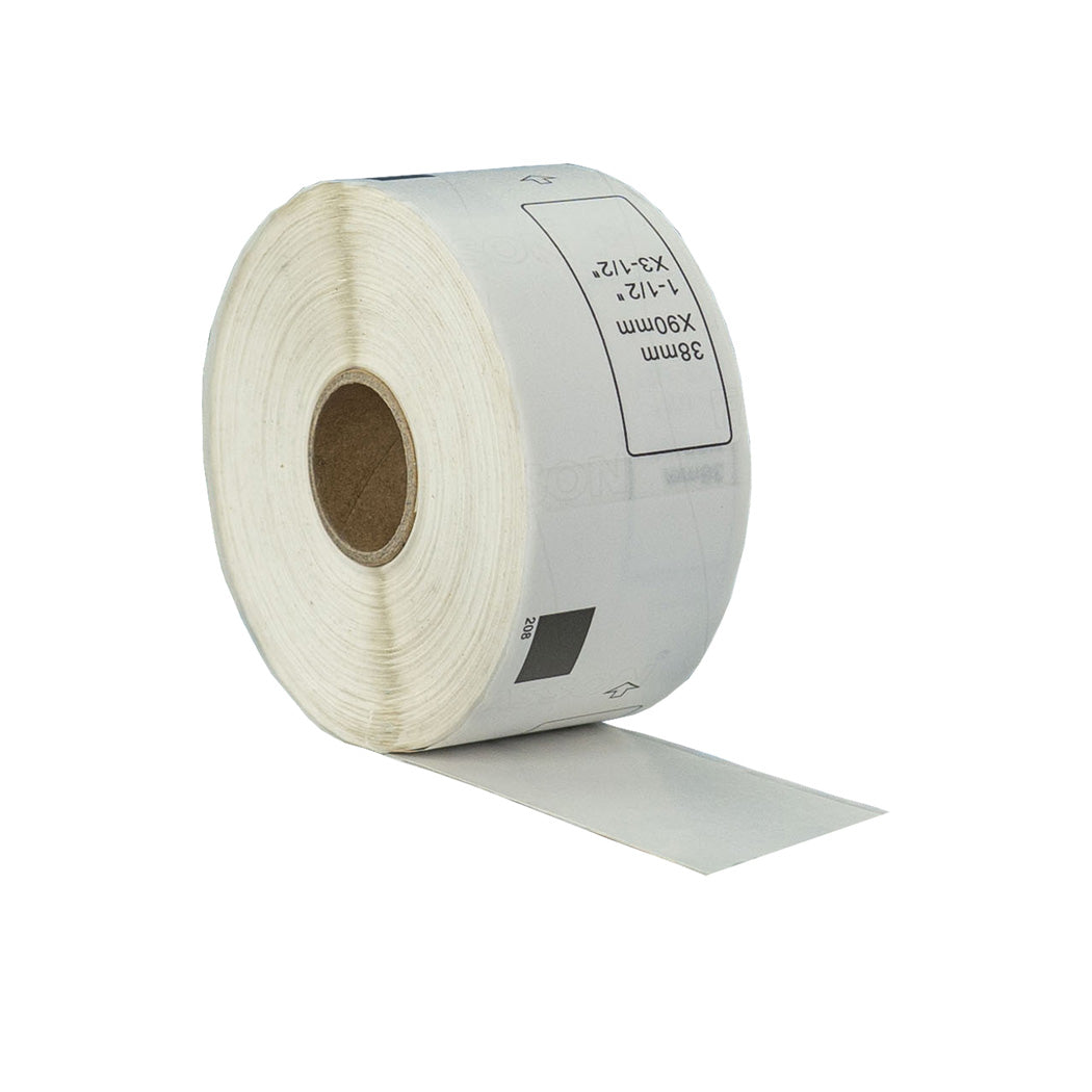 Compatible Brother DK-11208 Address White Refill Labels 38mm x 90mm 400 Labels Per Roll