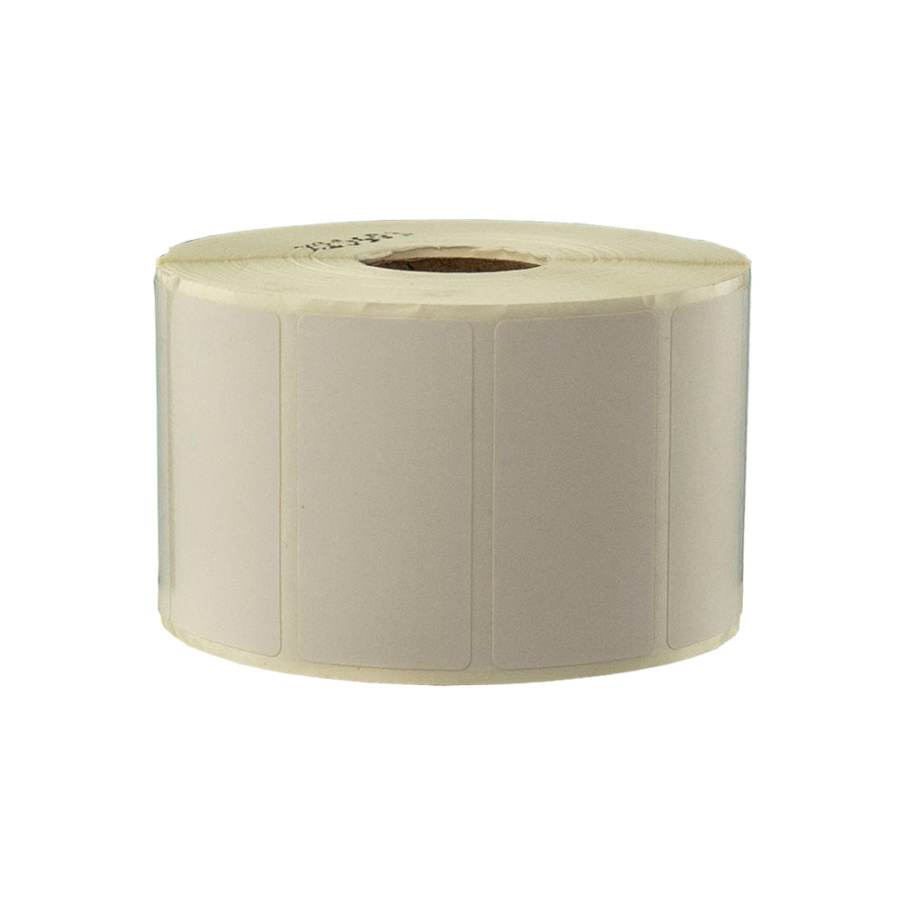 51mm x 26mm Direct Thermal Permanent Label, 1500 Labels Per Roll, 25mm Core