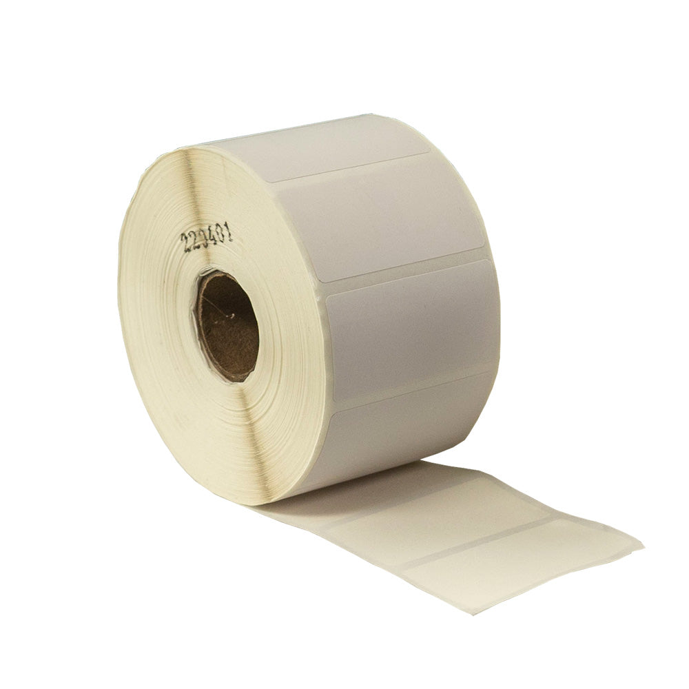 51mm x 26mm Direct Thermal Permanent Label, 1500 Labels Per Roll, 25mm Core